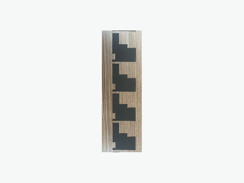 Conductive Fabric Tape material and die-cut geometry detail