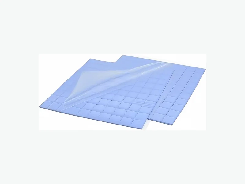 Thermal Silicone Pads material and die-cut geometry detail